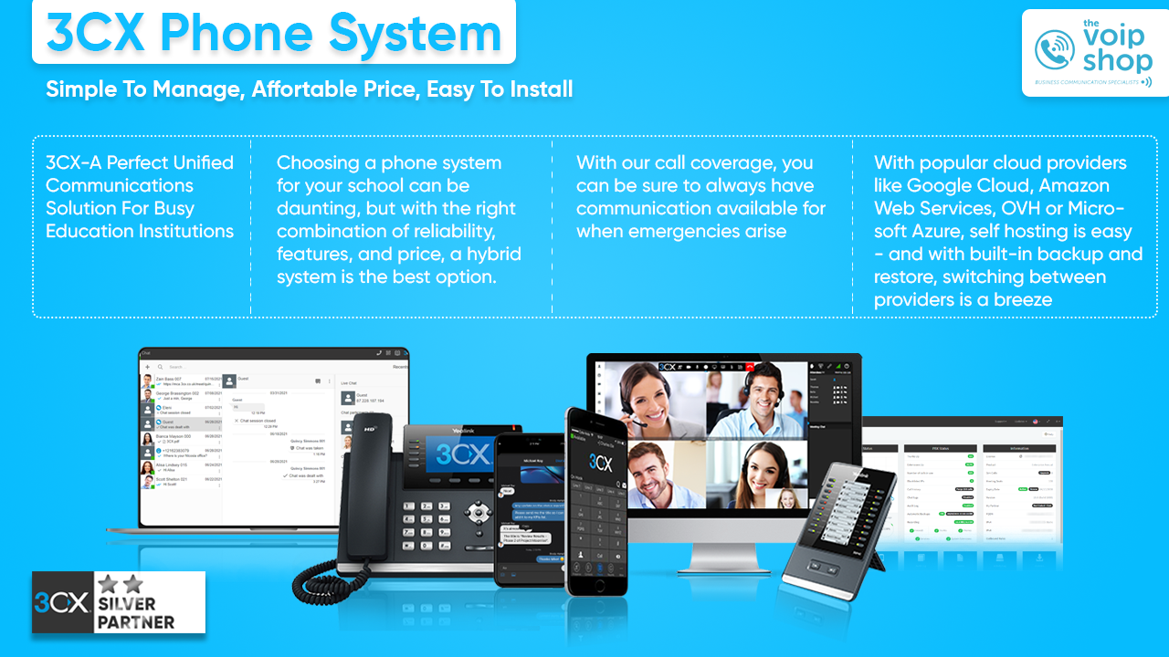 3CX Phone System For Schools